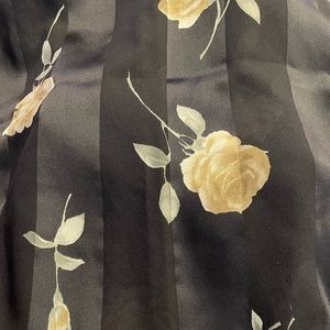 Beautiful 13 by 53” scarf very silky and sheer look!